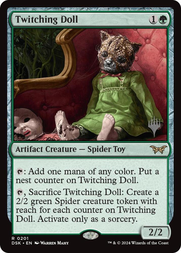 Twitching Doll (201) [Duskmourn: House of Horror Promos]