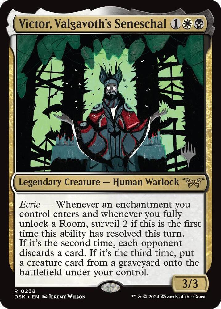 Victor, Valgavoth's Seneschal (238) [Duskmourn: House of Horror Promos]