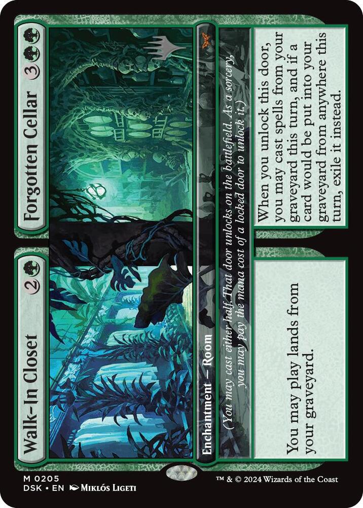 Walk-In Closet // Forgotten Cellar (205) [Duskmourn: House of Horror Promos]