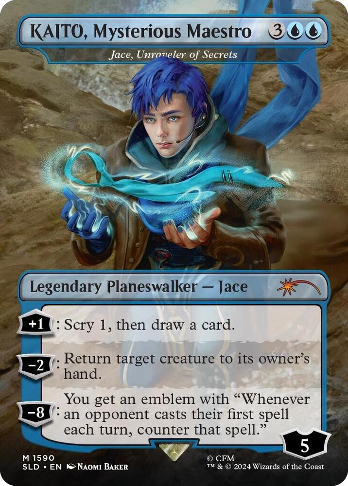 KAITO, Mysterious Maestro - Jace, Unraveler of Secrets (1590) [Secret Lair Drop]