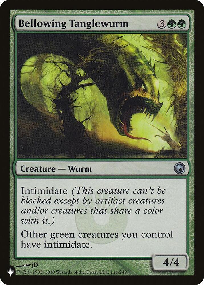 Bellowing Tanglewurm (111/249) [The List]