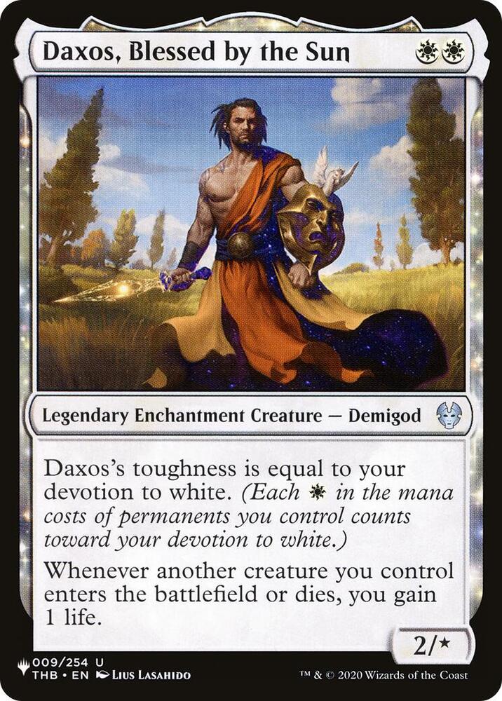 Daxos, Blessed by the Sun (009/254) [The List]