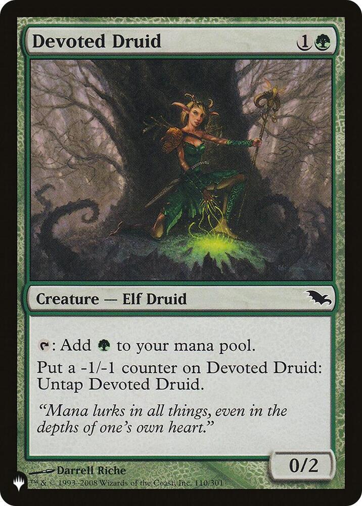 Devoted Druid (SHM) (110/301) [The List]