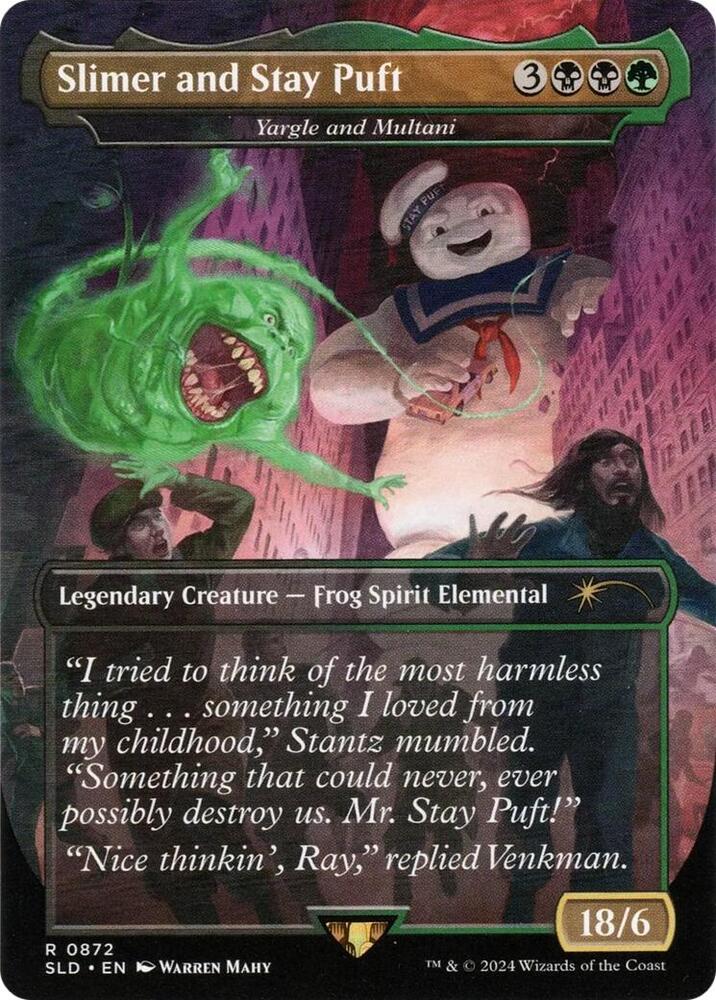Slimer and Stay Puft - Yargle and Multani (872) [Secret Lair Drop]