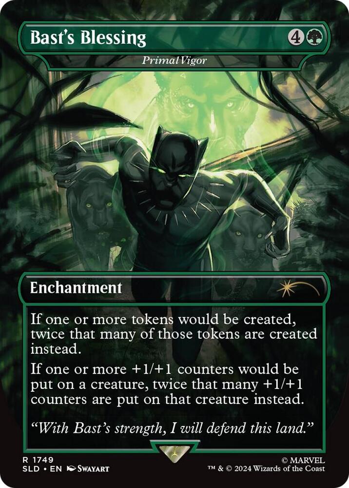 Bast's Blessing - Primal Vigor (1749) [Secret Lair Drop]