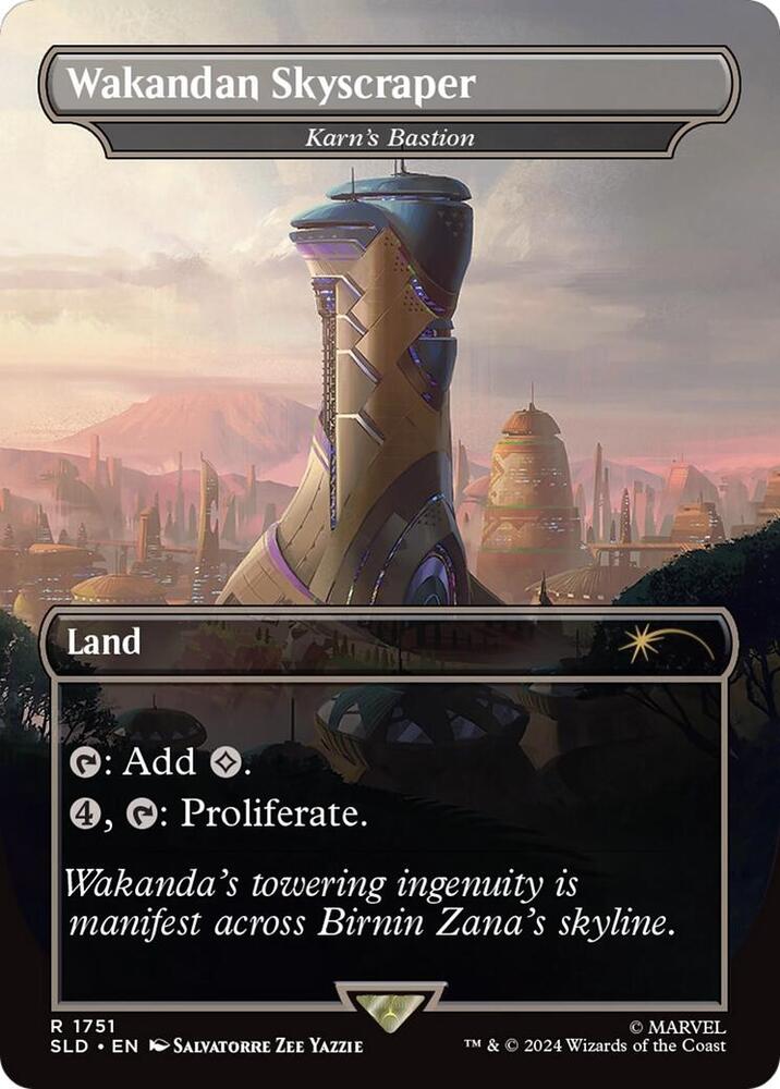 Wakandan Skyscraper - Karn's Bastion (1751) [Secret Lair Drop]