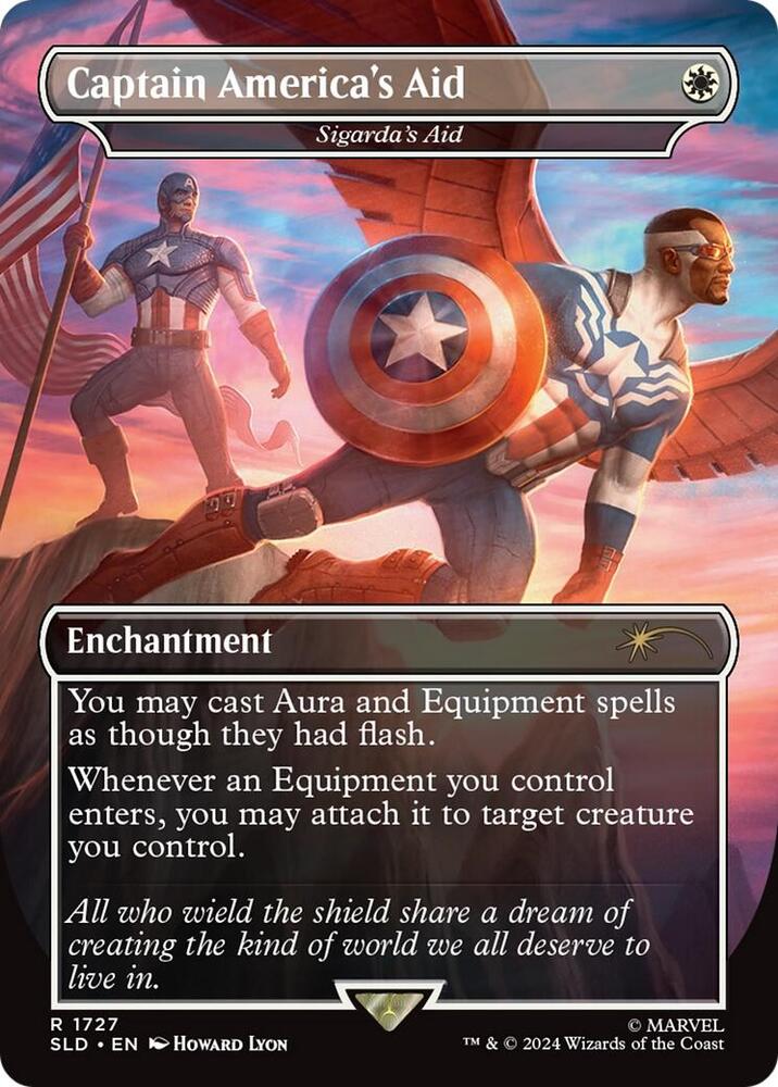 Captain America's Aid - Sigarda's Aid (1727) [Secret Lair Drop]