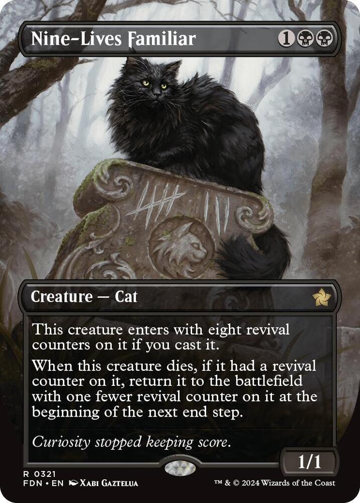 Nine-Lives Familiar (Borderless) (321) [Foundations]