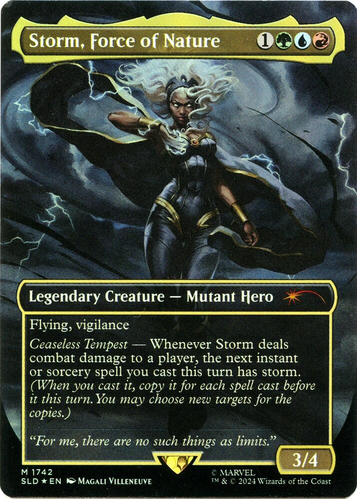 Storm, Force of Nature (Rainbow Foil) (1742) [Secret Lair Drop]
