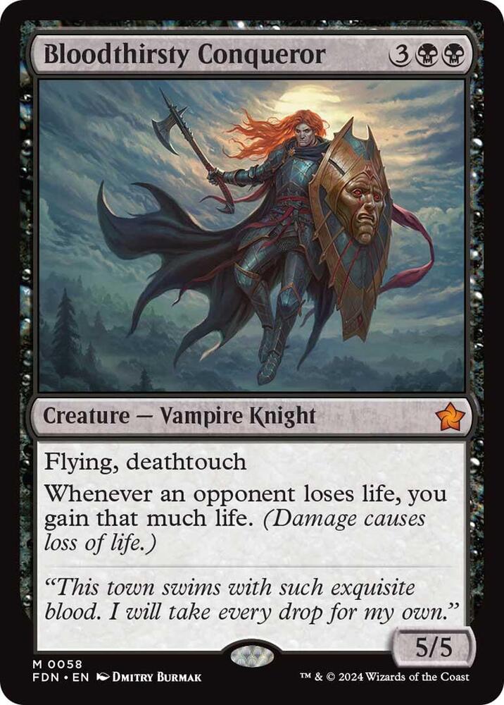 Bloodthirsty Conqueror (58) [Foundations]