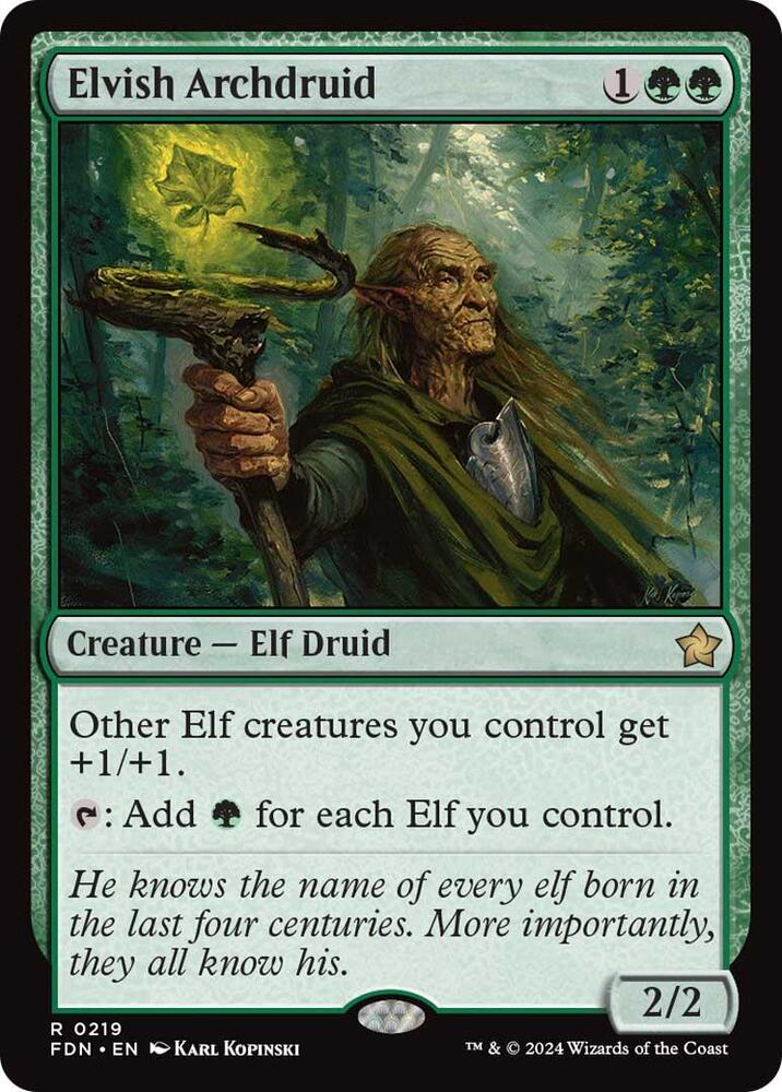 Elvish Archdruid (219) [Foundations]