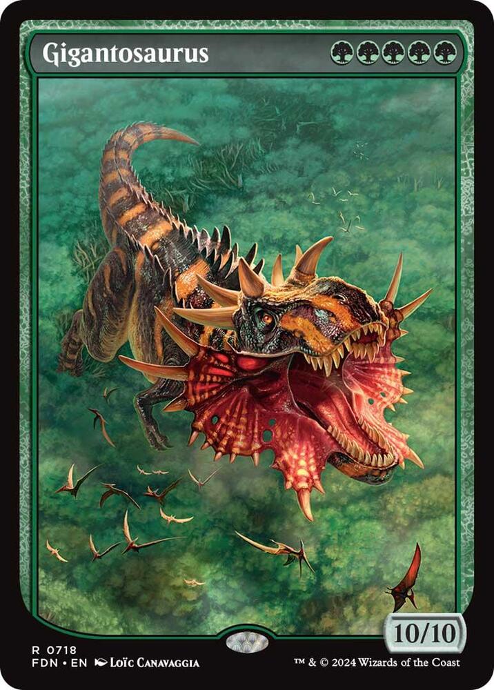 Gigantosaurus (Full Art) (718) [Foundations]