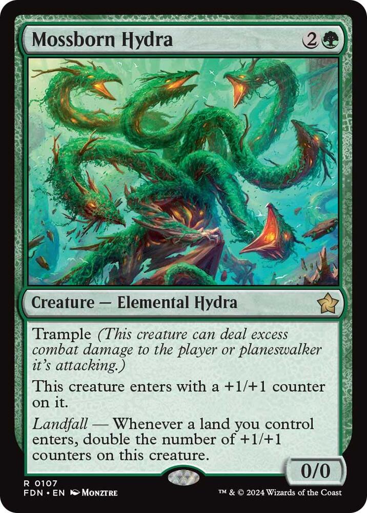 Mossborn Hydra (107) [Foundations]