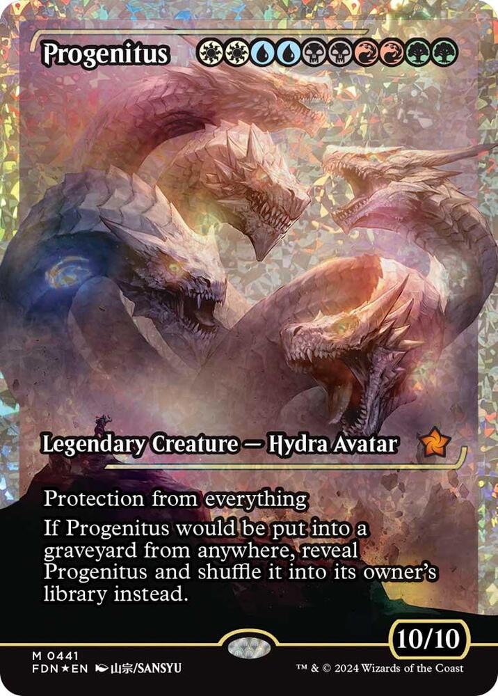 Progenitus (Showcase) (Fracture Foil) (441) [Foundations]