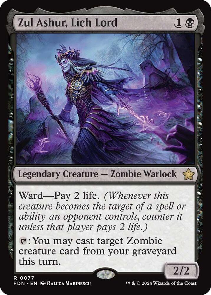 Zul Ashur, Lich Lord (77) [Foundations]