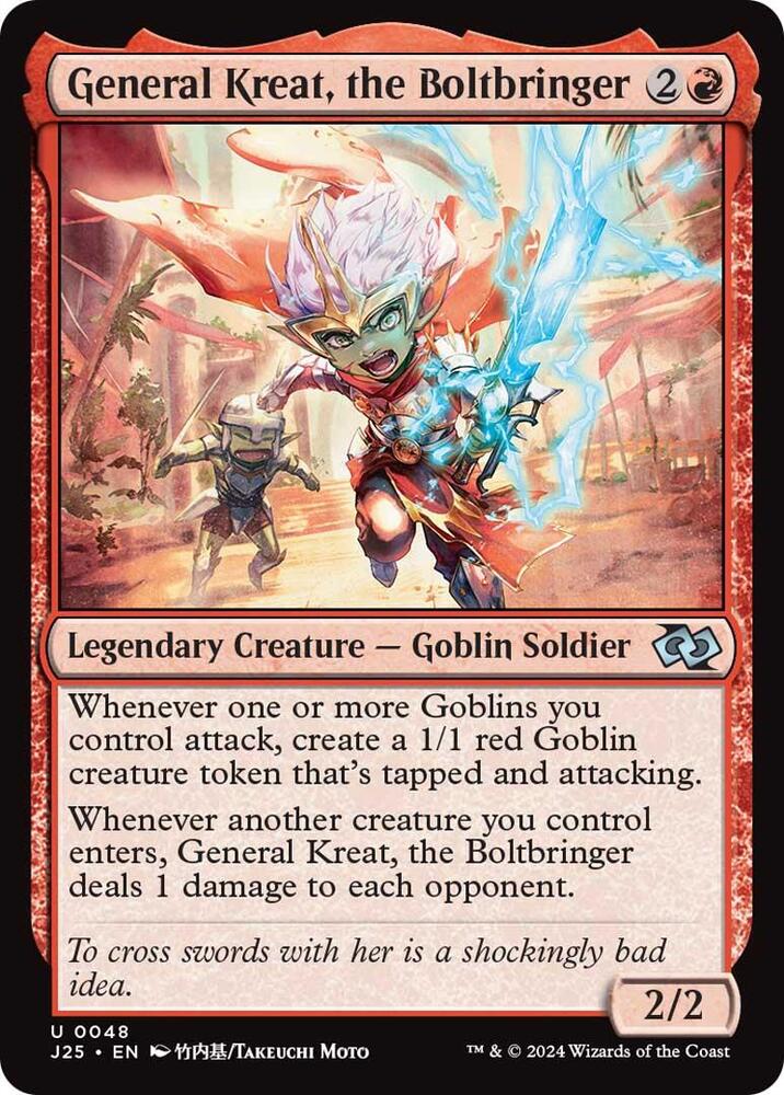 General Kreat, the Boltbringer (Anime) (48) [Foundations Jumpstart]