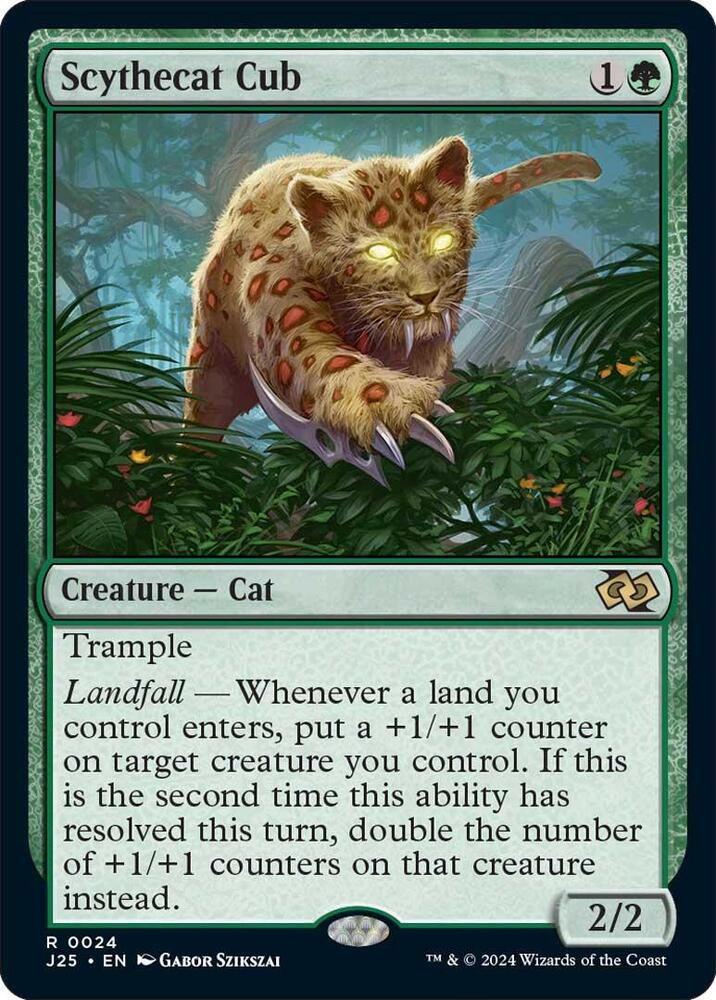 Scythecat Cub (24) [Foundations Jumpstart]