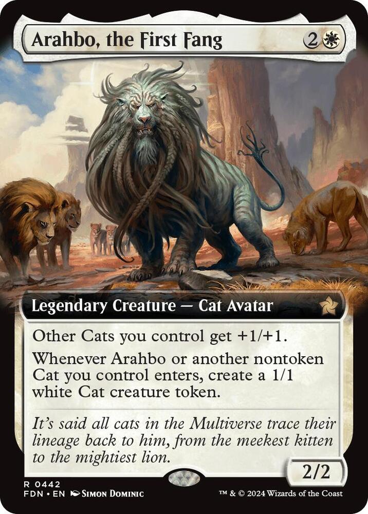 Arahbo, the First Fang (Extended Art) (442) [Foundations]