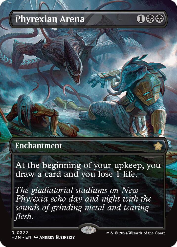 Phyrexian Arena (Borderless) (322) [Foundations]