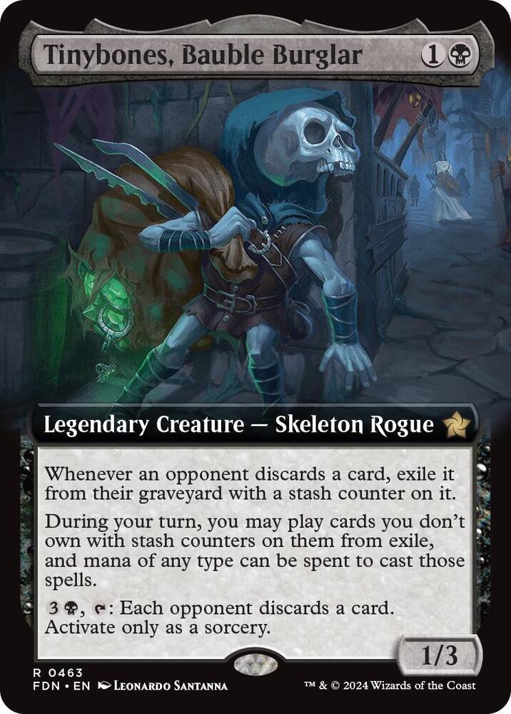 Tinybones, Bauble Burglar (Extended Art) (463) [Foundations]