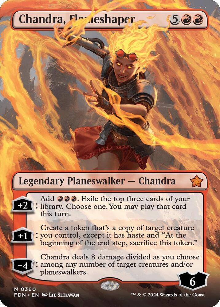 Chandra, Flameshaper (Borderless) (360) [Foundations]