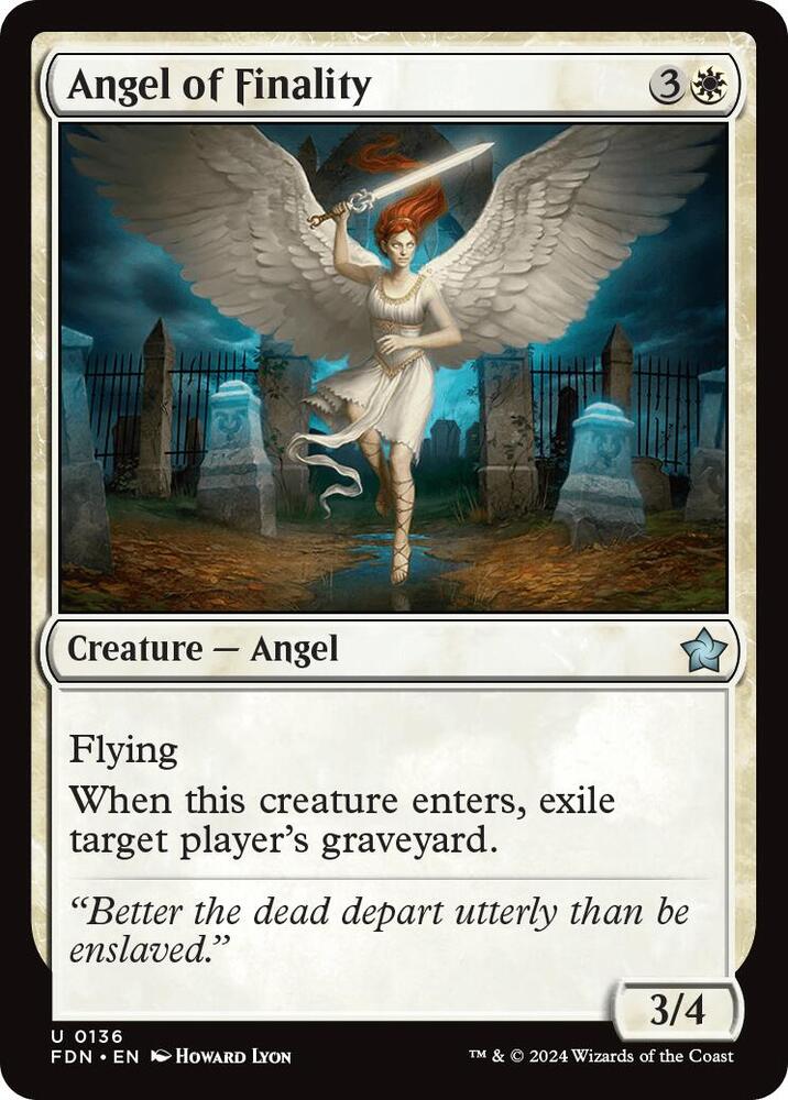 Angel of Finality (136) [Foundations]