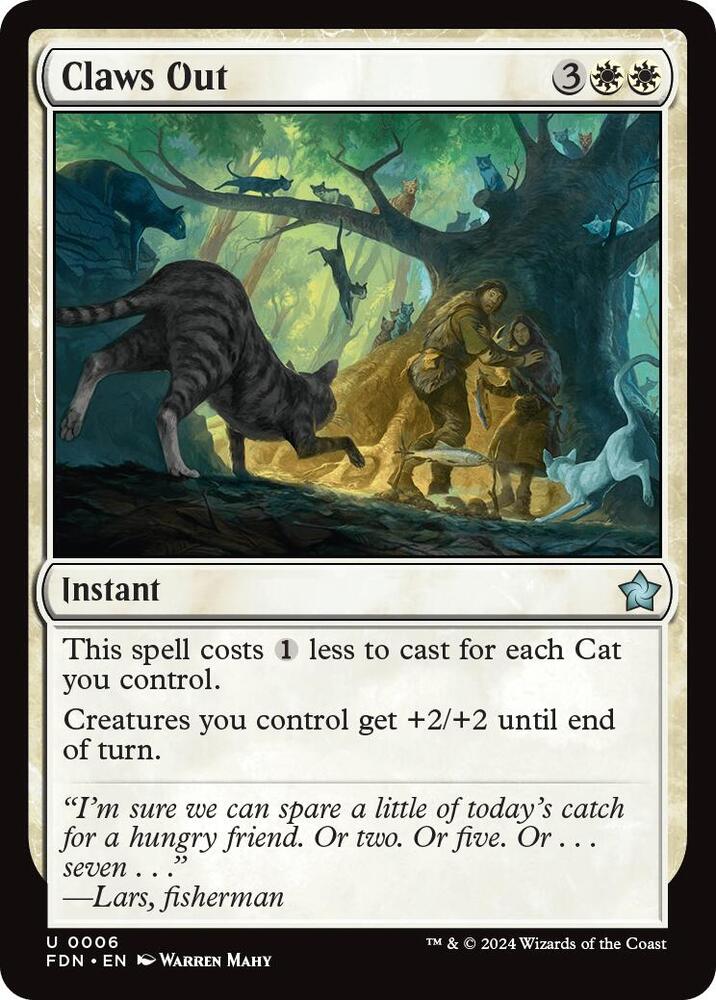 Claws Out (6) [Foundations]