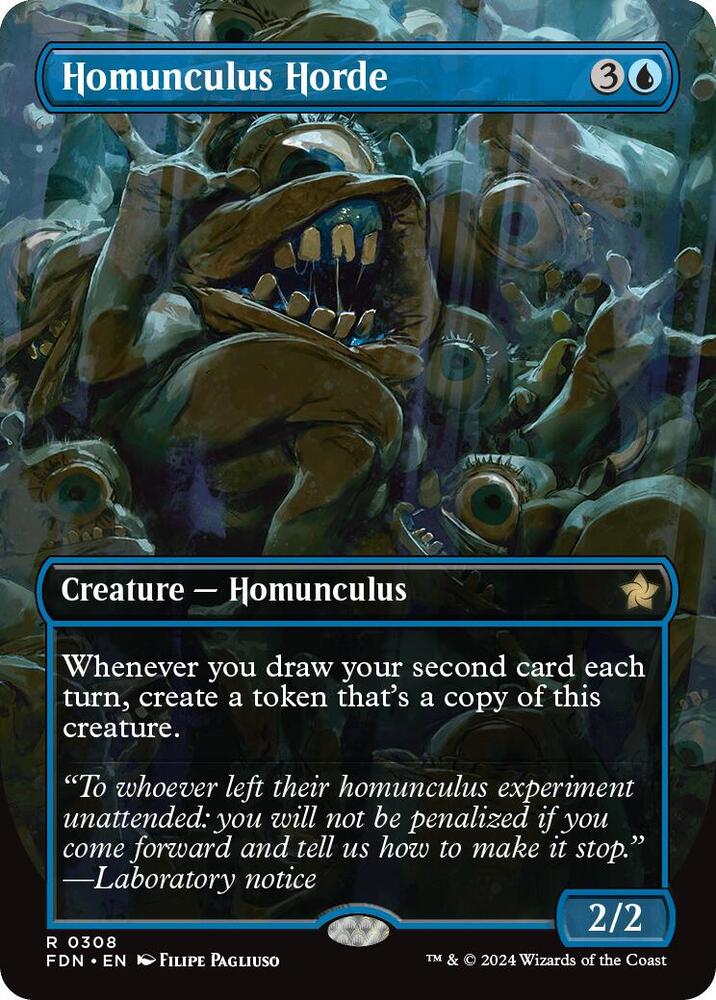 Homunculus Horde (Borderless) (308) [Foundations]