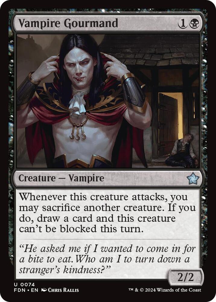 Vampire Gourmand (74) [Foundations]
