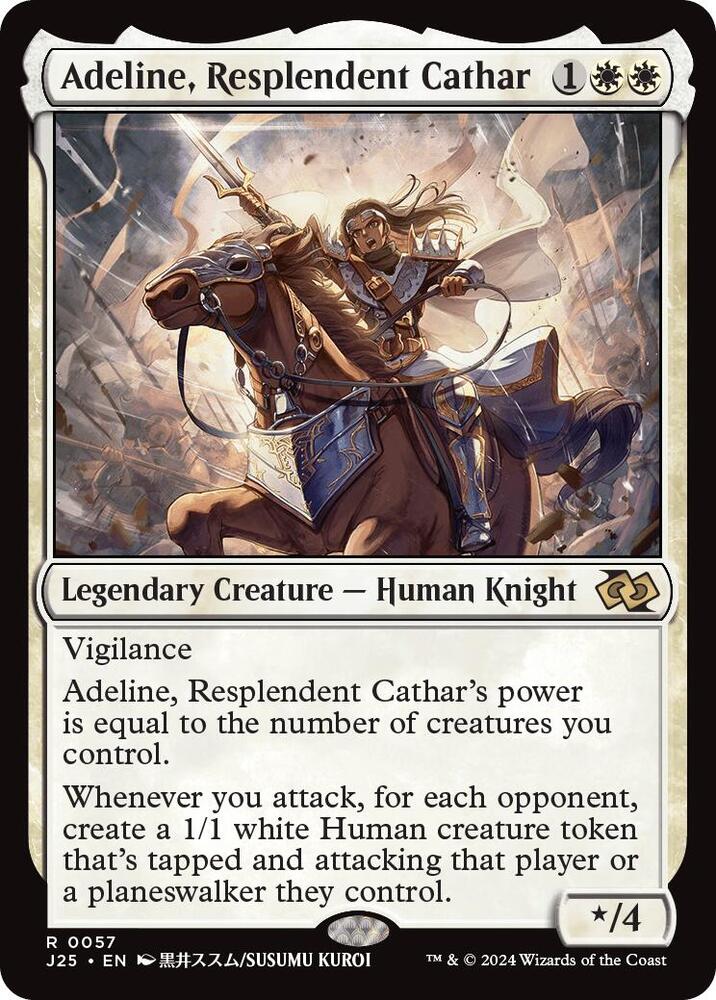 Adeline, Resplendent Cathar (Anime) (57) [Foundations Jumpstart]