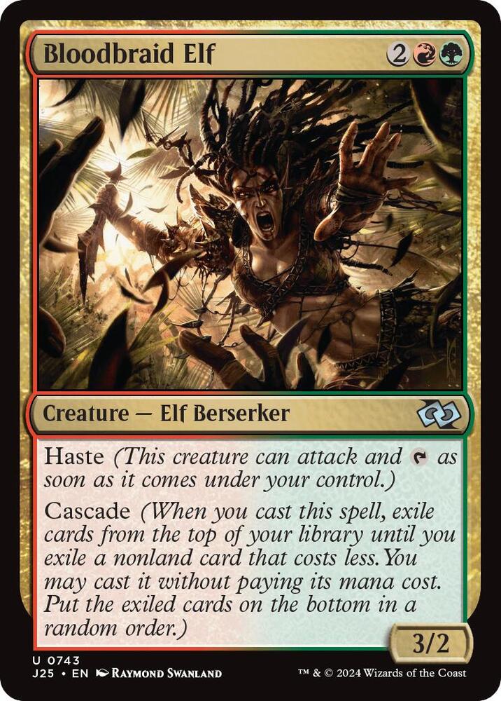 Bloodbraid Elf (743) [Foundations Jumpstart]