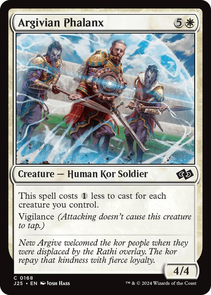 Argivian Phalanx (168) [Foundations Jumpstart]