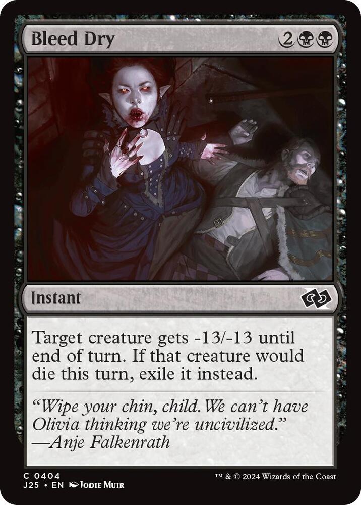 Bleed Dry (404) [Foundations Jumpstart]