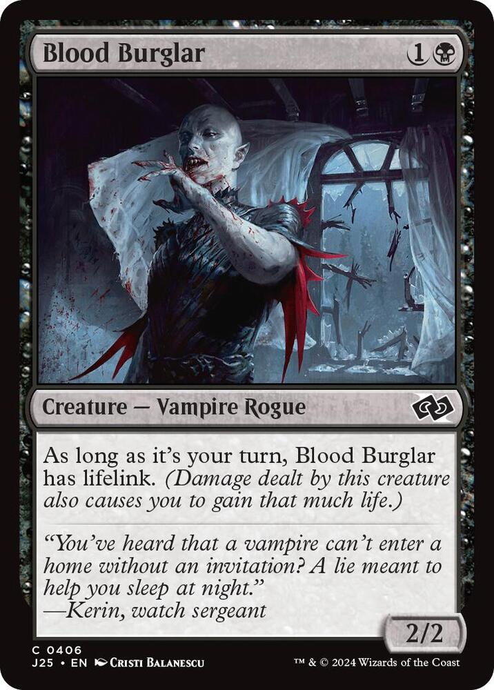 Blood Burglar (406) [Foundations Jumpstart]