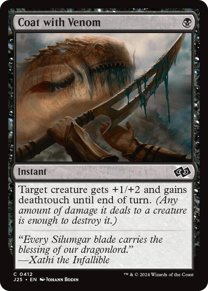 Coat with Venom (412) [Foundations Jumpstart]