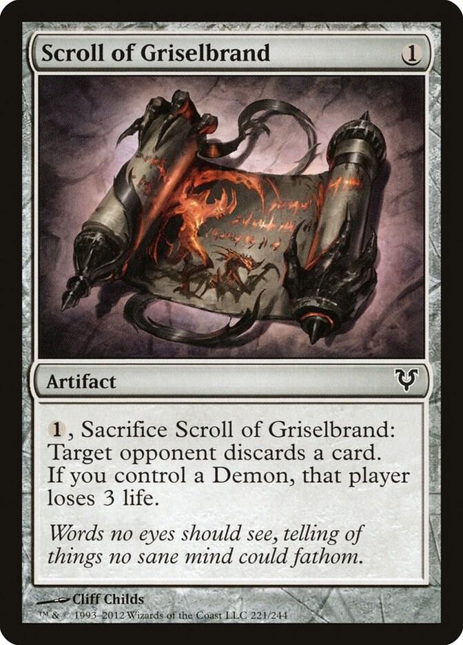 Scroll of Griselbrand (221) [Avacyn Restored]