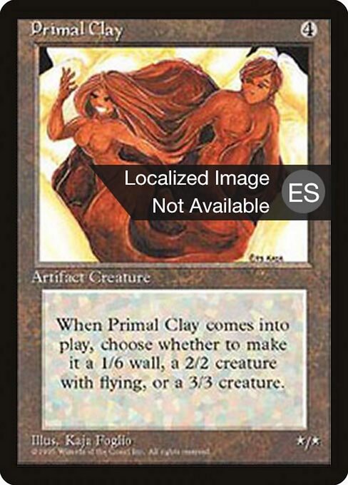 Primal Clay (342) [Fourth Edition Foreign Black Border]