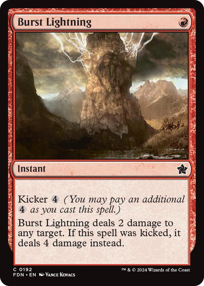 Burst Lightning (192) [Foundations]