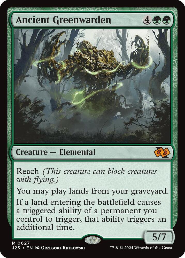Ancient Greenwarden (627) [Foundations Jumpstart]