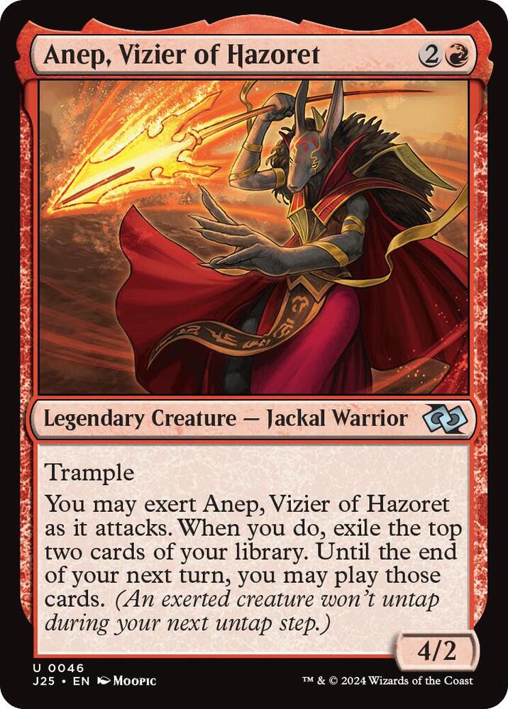 Anep, Vizier of Hazoret (Anime) (46) [Foundations Jumpstart]
