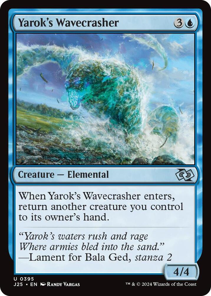 Yarok's Wavecrasher (395) [Foundations Jumpstart]