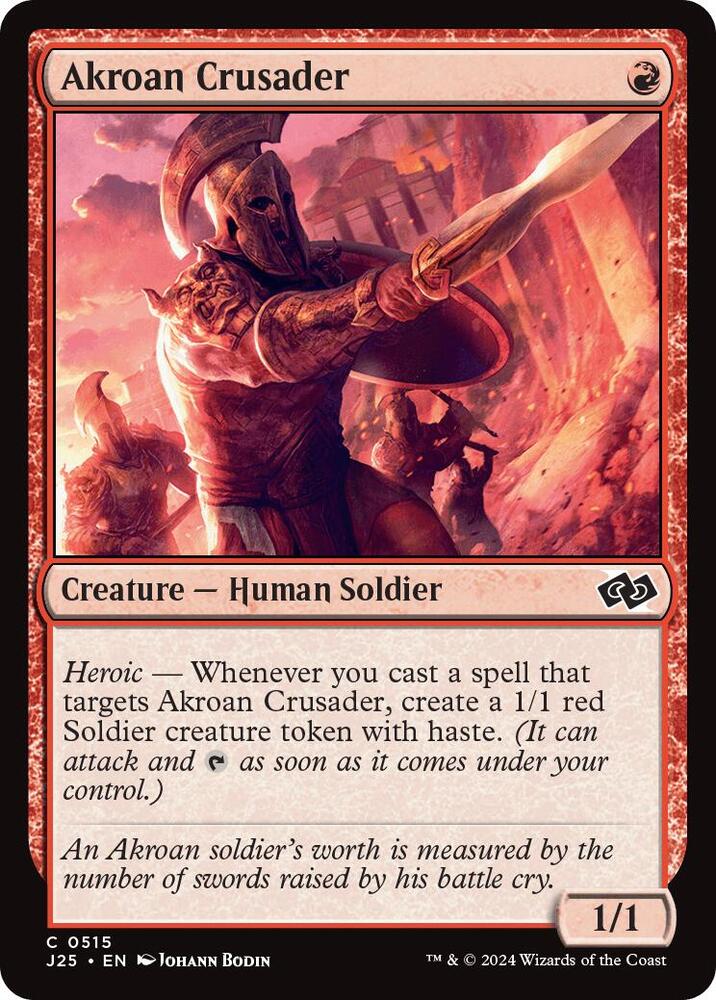 Akroan Crusader (515) [Foundations Jumpstart]