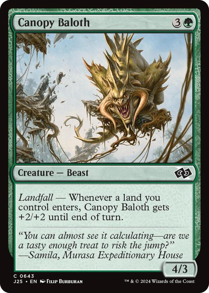 Canopy Baloth (643) [Foundations Jumpstart]