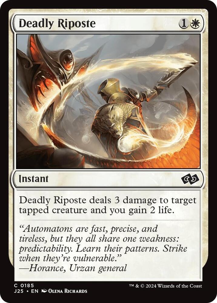 Deadly Riposte (185) [Foundations Jumpstart]