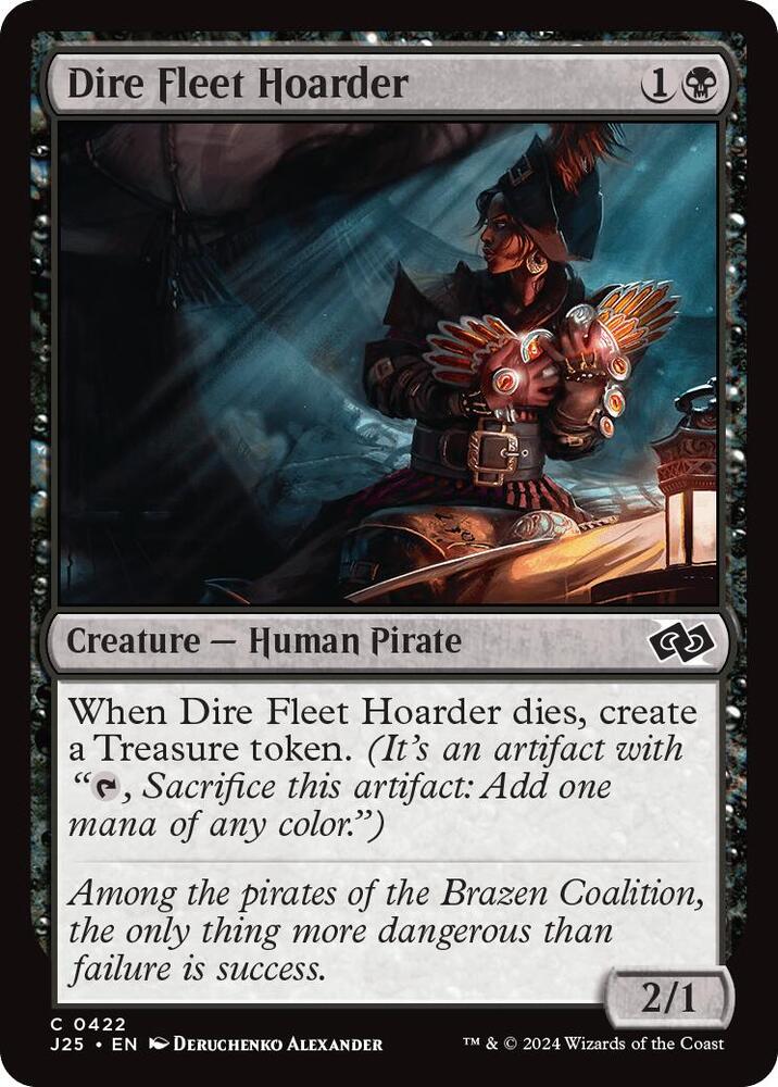 Dire Fleet Hoarder (422) [Foundations Jumpstart]
