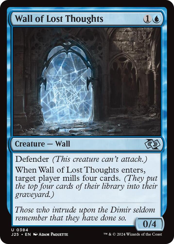 Wall of Lost Thoughts (384) [Foundations Jumpstart]