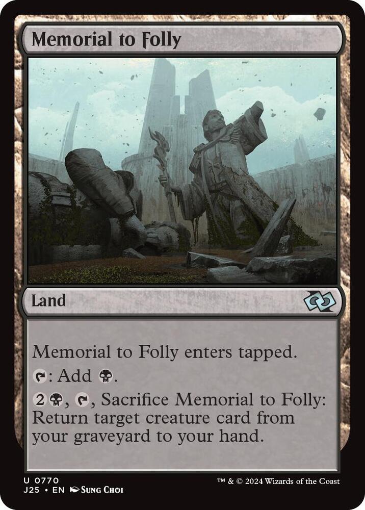 Memorial to Folly (770) [Foundations Jumpstart]