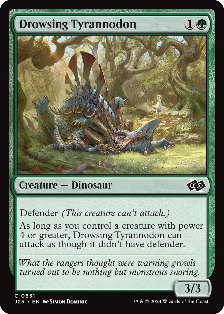 Drowsing Tyrannodon (651) [Foundations Jumpstart]