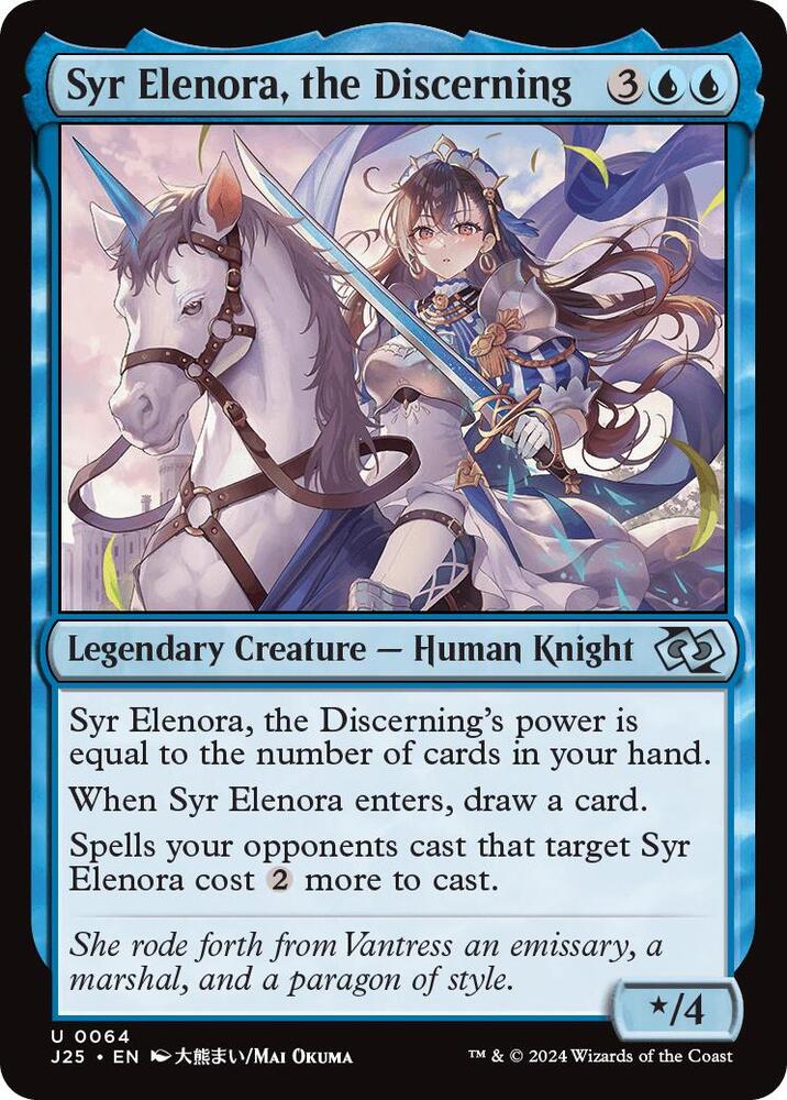Syr Elenora, the Discerning (Anime) (64) [Foundations Jumpstart]