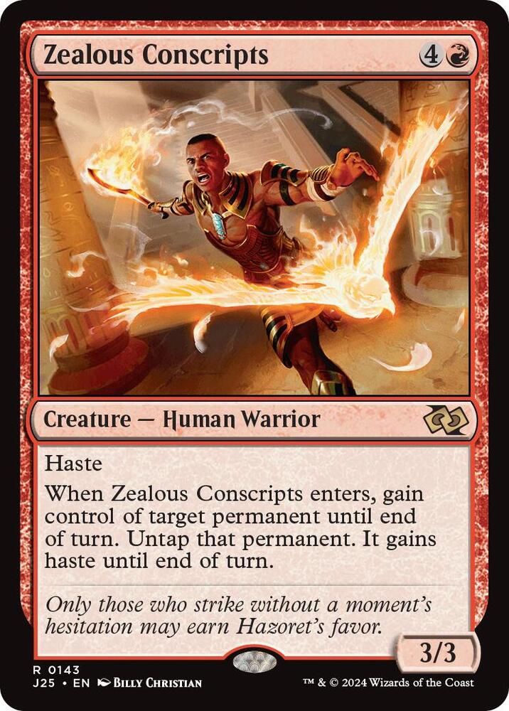Zealous Conscripts (143) [Foundations Jumpstart]